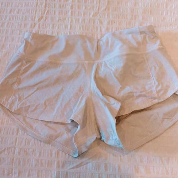 lululemon athletica Pants - White speed up size 4 lululemon shorts